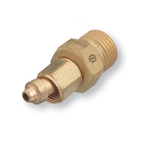 Western Enterprises WES105 Hose Adapter, 1-3/4 in Hose Length, Brass